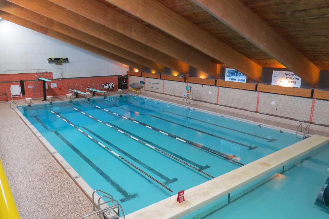 Photograph of the main tank of the Thompson Norplex Pool in 2017; Photo Credit: Christopher Love